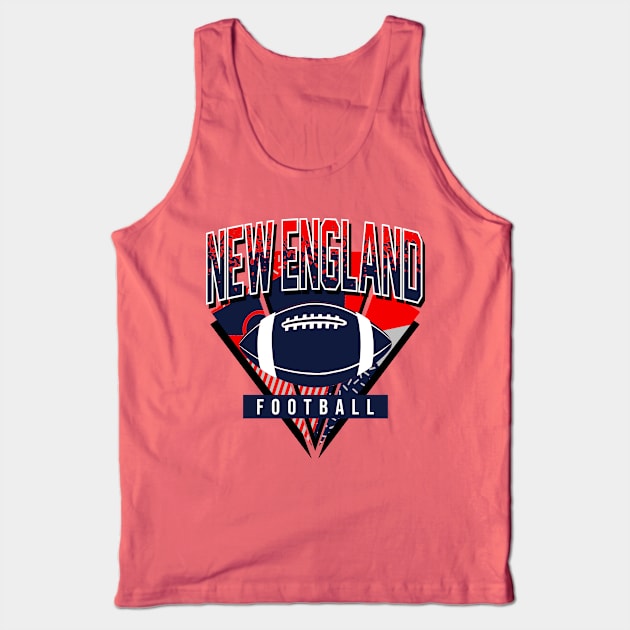 New England Football Gameday Tank Top by funandgames